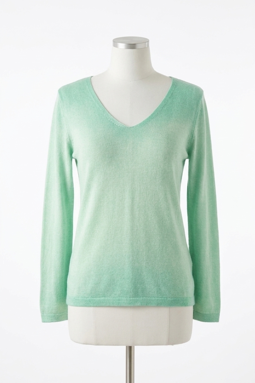 NEW VENTI6 lurex edge top in blue